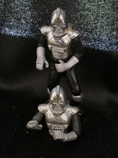 1978 Battlestar Galactica Centurian Cylon Silver Action Figure With Spare Top