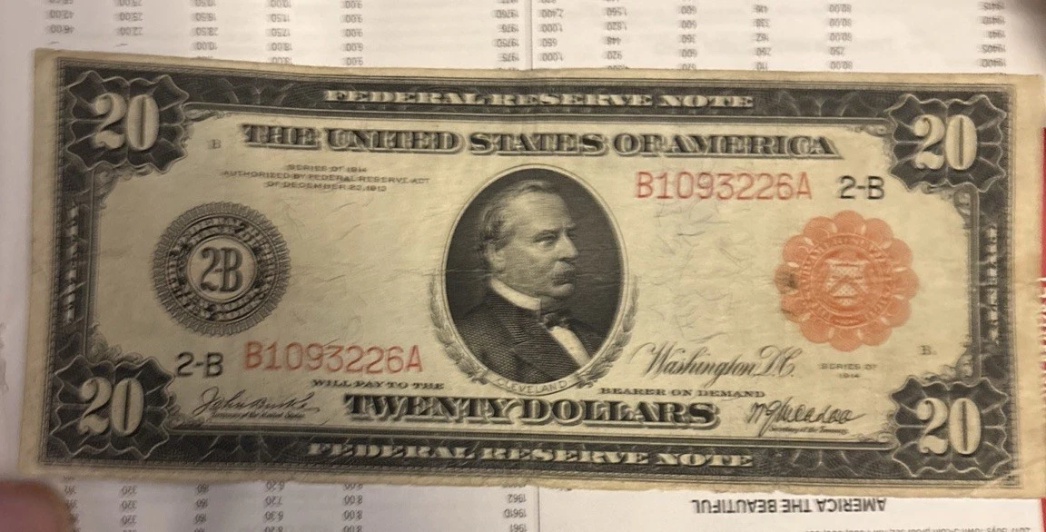 $20 US Federal Reserve Large Notes for sale | eBay