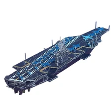 DIY Metal 1/1500 Scale USS Roosevelt Aircraft Carrier CVN-71 Model Kit Toy