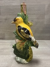 1970 GARNIER Decanter GOLD FINCH Made in ITALY