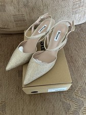 Dune London Metallic Women's Shoes Size EU 39/Uk 6, 2.5-inch Heel