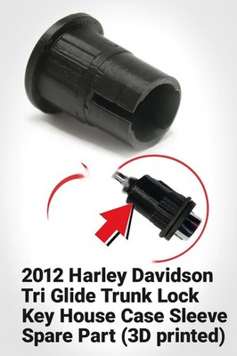 2012 Harley Davidson Tri Glide Trunk Lock Key House Case Sleeve Spare Part