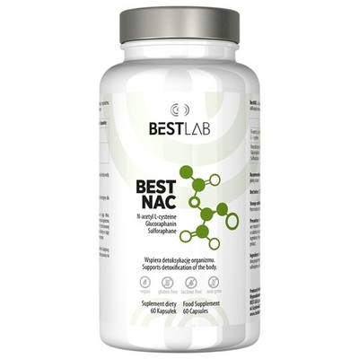 Best Lab BestNAC N-Acetyl-L-Cystein NAC Aminosäure 450 mg 60 Kapseln