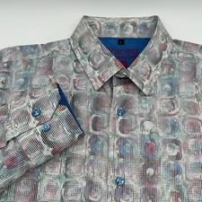 Visconti Limited Edition Signature Series Multicolor Shirt Mens Large