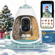 New Smart Bird Feeder with Camera Solar HD App Alerts Fast Shipping