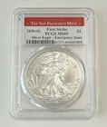 2020 (S) PCGS MS69 $1 Silver Eagle - Emergency Issue - First Strike