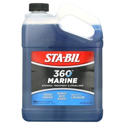 STA-BIL 360 Marine Ethanol Treatment & Fuel Stabilizer, 128 fl oz
