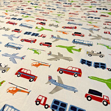 Taie D'oreiller Pottery Barn Kids – Brody Transport – Véhicules – 100% Coton – Très Propre