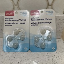 Playtex Spill-Proof Replacement Valves for Drinking Cups New Sealed