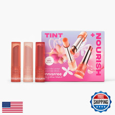 innisfree Tint  Nourish Dewy Tint Lip Balm Trio, Limited Edition Korean Beauty
