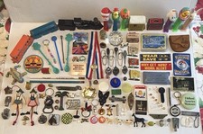 VTG Junk Drawer Lot  Trinkets/Treasures/Collectibles/Ephemera/Novelties  100 