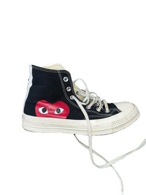 Converse X Comme des Garcons Play All Stars High Top Black. Women s 7, Men s 5