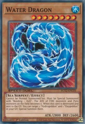 #ad Water Dragon SGX2 ENC01 Common 1st Edition Lightly Played $0.99