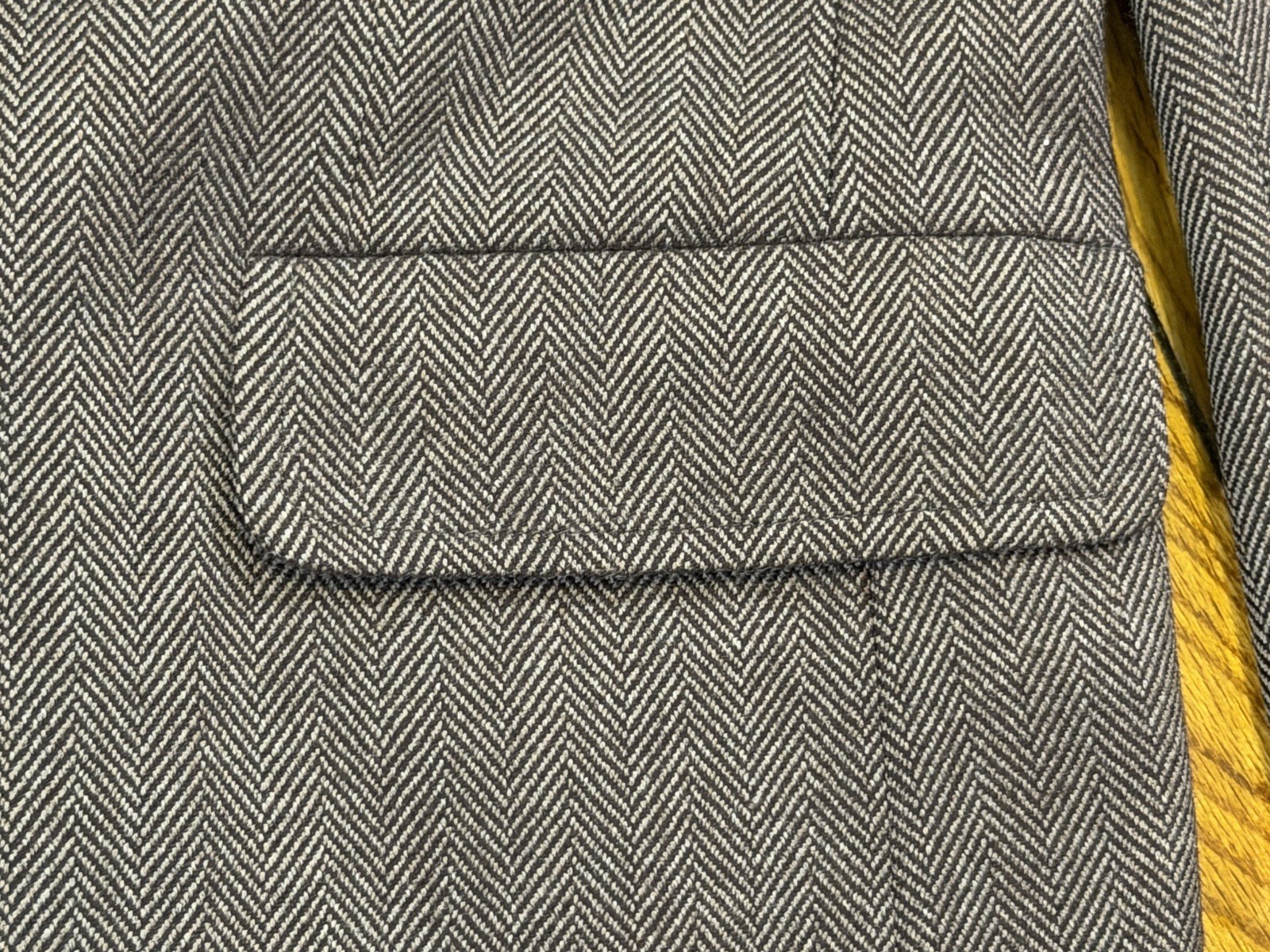 Neiman Marcus Brown Herringbone Pattern Wool Spor… - image 3