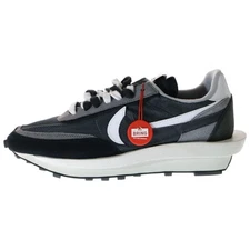 NIKE NikexSacai LDWAFFLE Sacai Eldi Waffle Low Cut Sneakers Black White Used 93e