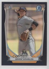 2014 Bowman Draft Chrome Black Refractor 52/75 Brian Schales #CDP103 uk2