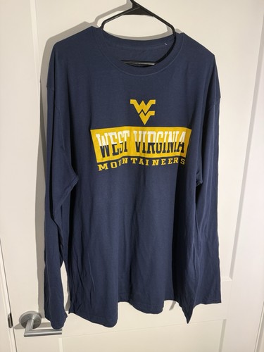 Herren West Virginia University Langarm T-Shirt Gr. 2XL Neu mit Etikett Bergsteiger - Bild 1 von 5