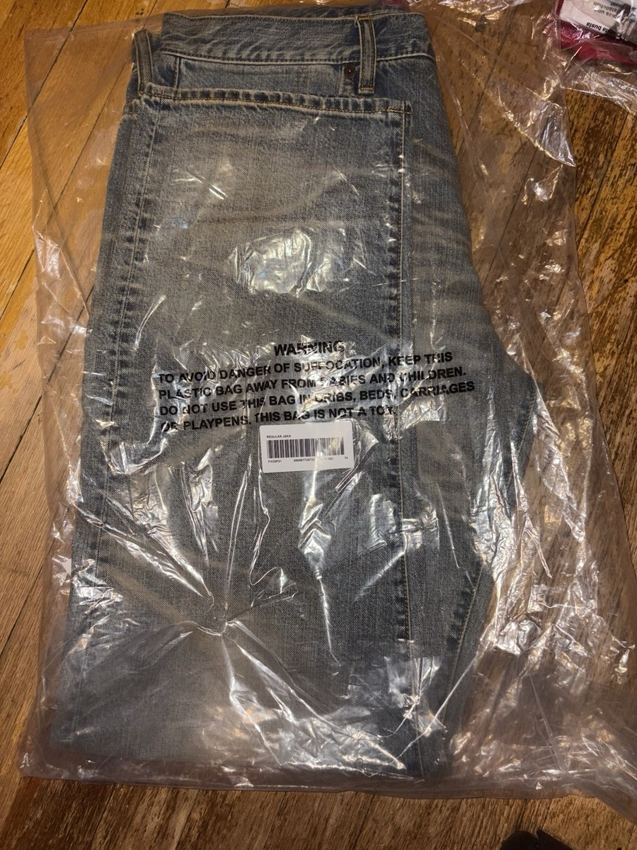 Supreme Regular Jean FW25 Dirty Indigo Size 34 BRAND NEW IN