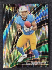 2025 Panini Select - Club Level Omarion Hampton #202 Black & Green Shock...