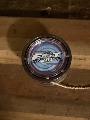 Fast 201 Yo-Yo Blue Purple Swirl Vintage 2000s Beginner Yoyo