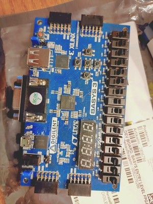 Entwicklungsboard, Basys 3 Artix-7-FPGA, 7-Seg.-, Vivado, 16 Schalter & LEDs