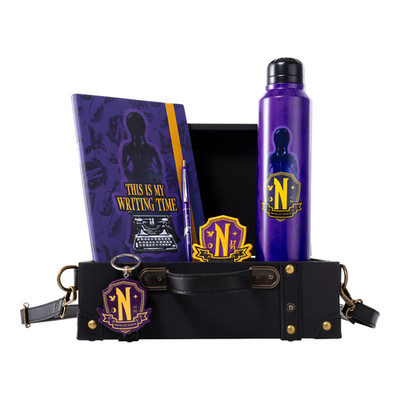 Mittwoch Schreibwaren Premium Geschenkset - Ravens Premium Trunk Addams Family