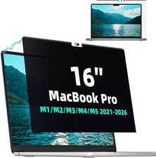 Magnetic Privacy Screen for MacBook Pro 16 Inch 2021-2026 Anti Glare Filter