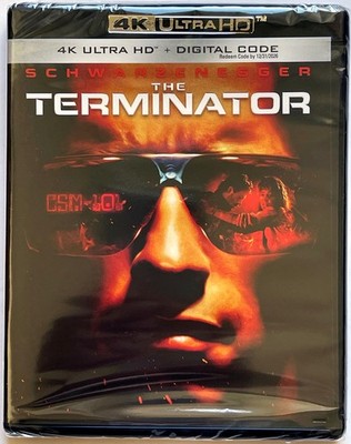 The Terminator 4K Ultra HD + Digital Code. New and Factory Sealed. No Slipcover.