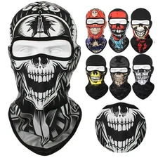 Tactical Balaclava Skeleton Ghost Skull Full Face Mask Windproof Ski Halloween