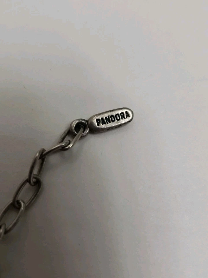 Collar con cordón de cuero negro Pandora 925 Foto 4 de 4