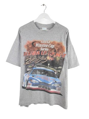 Vintage 2003 Nascar Winston Cup Series Print T-Shirt Grau XL Herren