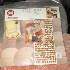 Activ-Nation Basketball Scrapbook Page Kit - Over 350 Pieces - 12x12 Paper
