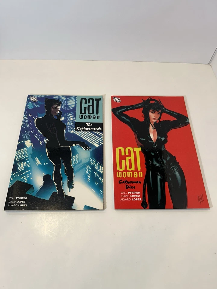 DC Comics Catwoman TPB Lote de 6 Crime Pays, The Cat File, ¡etc! En muy buen estado+ años 2000 Foto 4 de 4