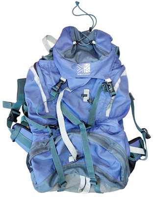 KARRIMOR Panther 55L Super Wick Navy Blue & Black Backpack Rucksack