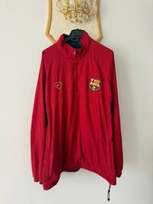 BARCELONA 2000 2001 REVERSIBLE DOUBLE SIDED FOOTBALL JACKET NIKE VINTAGE MENS XL