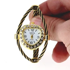 Women's Heart Shape Twisted Wire 36mm Wide