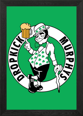 Dropkick Murphys Band Logo Framed Wall Art Poster Canvas Print Picture