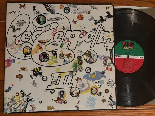 Led Zeppelin lp III **Atlantic** RE EX w/wheel