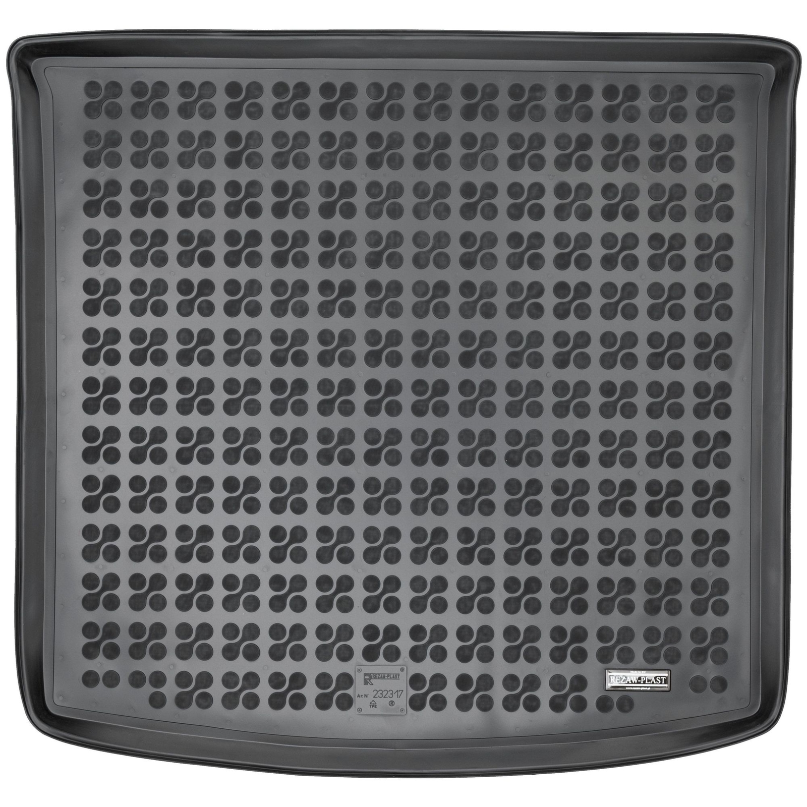 Tapis de coffre Mitsubishi Outlander III en caoutchouc idéal pour chien et sport