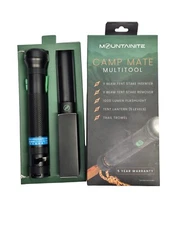 5 in 1 Camping Tool Tent Stake Inserter, Small Hand Super Bright Flashlight