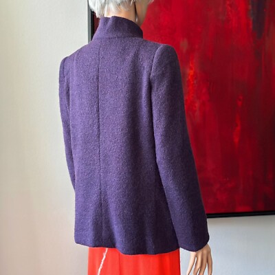 vintage HERMES purple wool blazer with 4 buttons | eBay