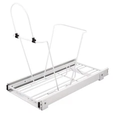 Hardware Resources Pullout Trash Can System Color White, CAN-EBMSW-R
