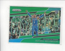 2018-19 Panini Prizm Get Hyped! Prizms Green #1 Russell Westbrook Thunder