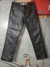 Rare Designer Vintage 90s Shiny Rave Faux Leather Todd Oldham Jeans Size 29 GLAM
