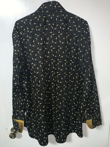 Men Shirt J.Valintin Turkey Usa Egyption Cotton Axxess Style 2Z50-06 Black - Picture 3 of 3