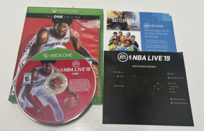 NBA Live 19 (Xbox One, 2018) Basketball Joel Embiid Dunk Video Game  14633737035|