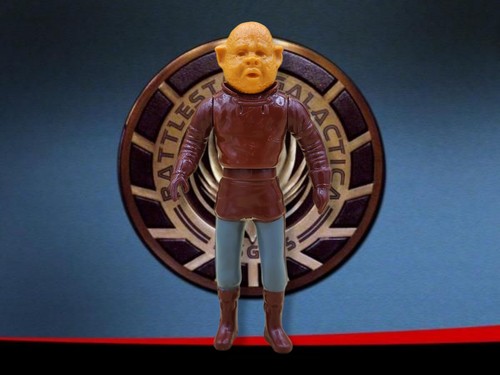 Vintage 1978 Mattel Battlestar Galactica Series 2 Boray 3,75" Actionfigur Neuwertig