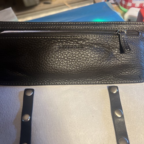 Levenger Jewelry And Pen Case Black Leather Travel Jewelry Carrier - Picture 10 of 11