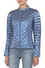 GIUBBINO PIUMINO GIUBBOTTO DONNA GUESS W2YL01KB7A0 BLU ORIGINALE AI 2023