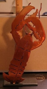 LOBSTER METAL FIGURINE